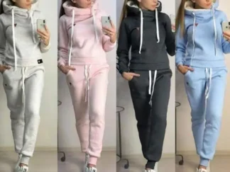 Cooler Jogging-Anzug aus Fleece für Damen