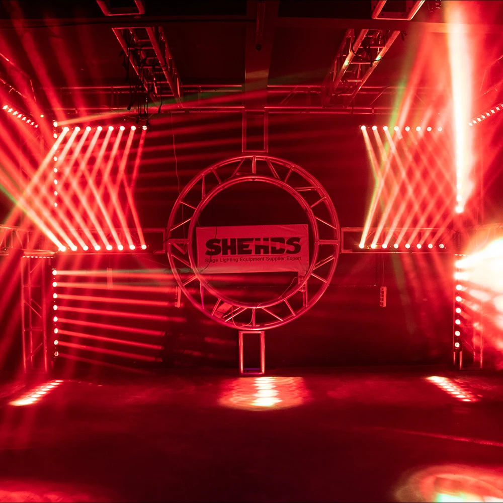 8x12W Beam Moving Head RGBW 4in1 Bar Light Professionelles DMX 512 Bühnenlicht – Bild 5