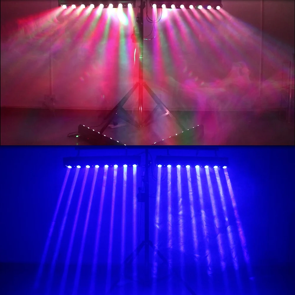 8x12W Beam Moving Head RGBW 4in1 Bar Light Professionelles DMX 512 Bühnenlicht – Bild 6