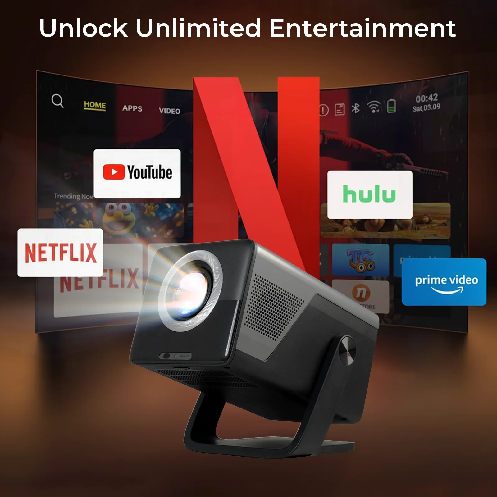 8K-fähiger Ultra-HD-Projektor mit Android 14 – Bild 4