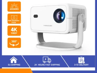 Magcubic 650ANSI L018 Projektor,  Android 14, Autofokus & Trapezkorrektur