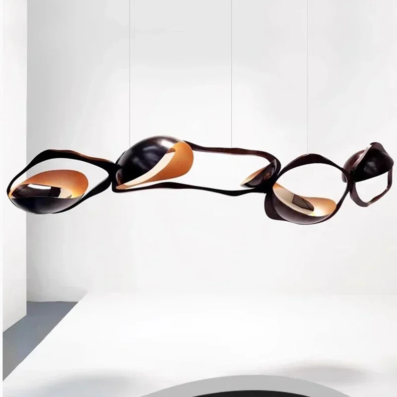 Moderne, schlichte LED-Pendelleuchten für Wohn- und Esszimmer – Bild 2