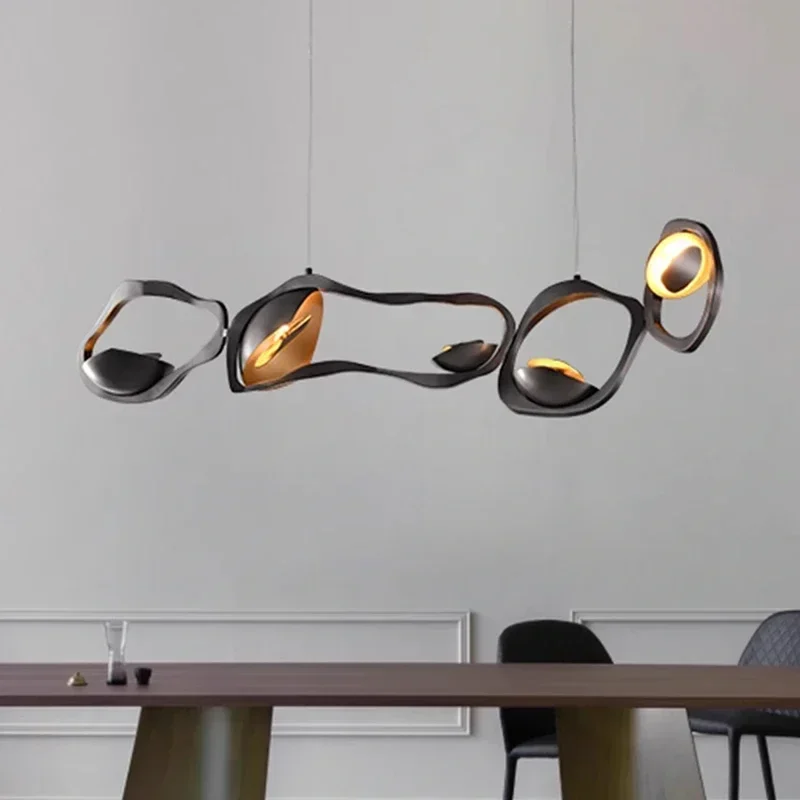 Moderne, schlichte LED-Pendelleuchten für Wohn- und Esszimmer – Bild 5