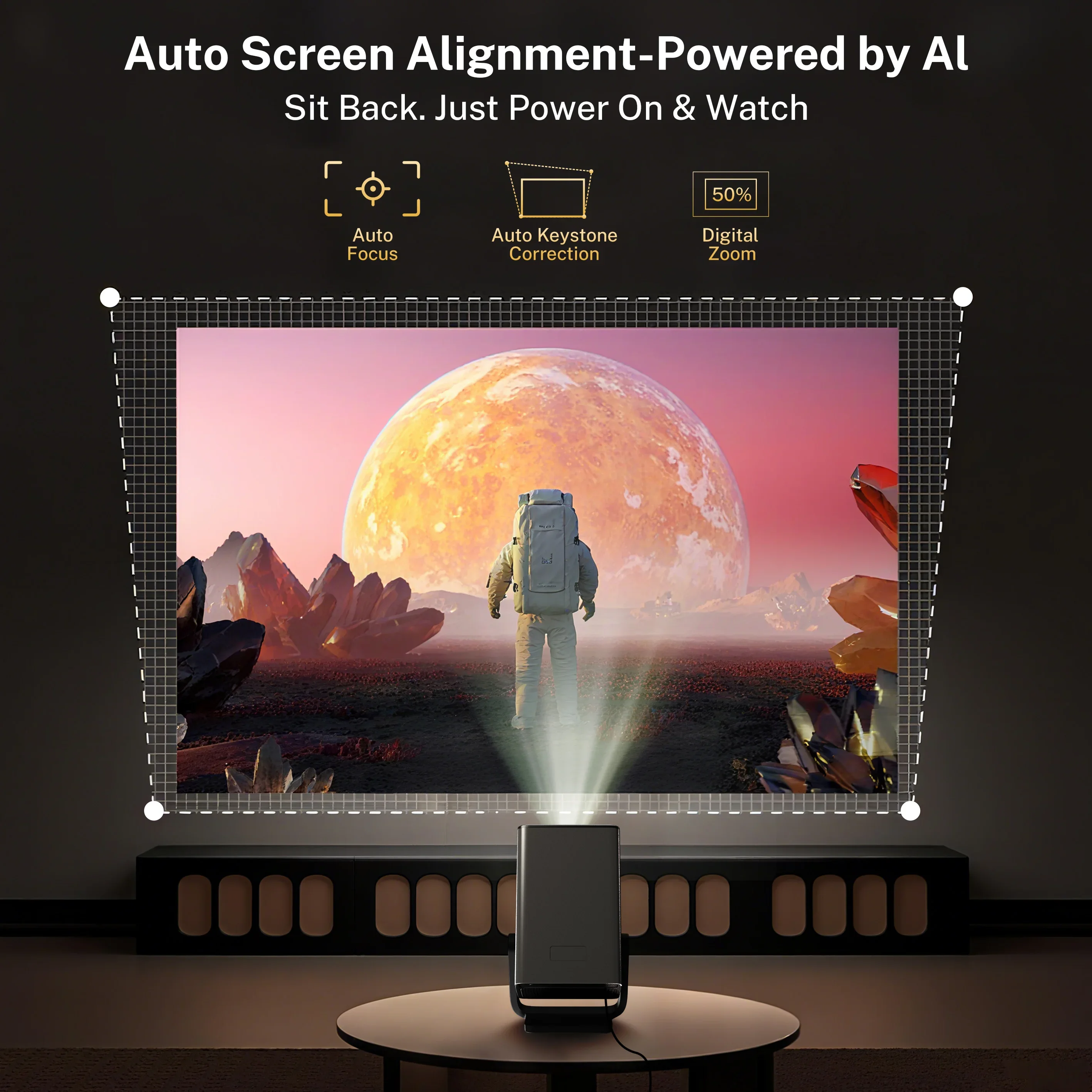 8K-fähiger Ultra-HD-Projektor mit Android 14 – Bild 3