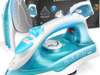 Retoo DailyPro Dampfbügeleisen mit Teflonsohle, 150-ml-Wassertank, Trocken- und Dampfmodus, Selbstreinigung, Temperaturregelung für verschiedene Stoffe