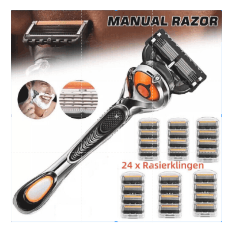 Fusion 5 Rasierer + 24 Rasierklingen