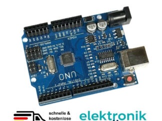 Uno R3 Board | Atmega328P Board mit verlöteten Pins, 14 digitalen, 6 analogen Eingängen