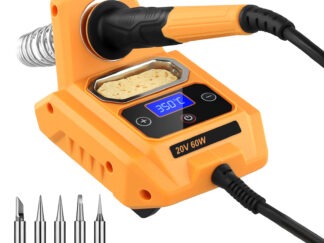 Tragbare Schweißstation – 100–500°C & mit sechs Aufsätzen, LCD-Display