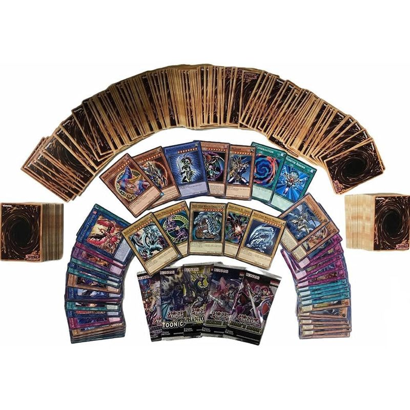 YU-GI-OH! Sammelset - 100 englische Karten + 1x zufälliger Booster der 1. Edition