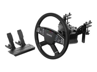 Moza Racing R5 Gaming-Set + TSW Lenkrad + SRP-Lite Pedale + RS071 Klemmen