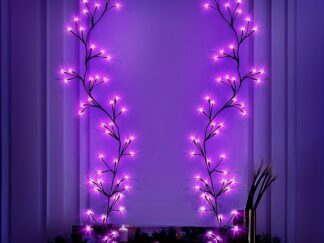 Lichterkette mit 48 LED-Zweigen, 1,7 m lang, mit USB-Anschluss