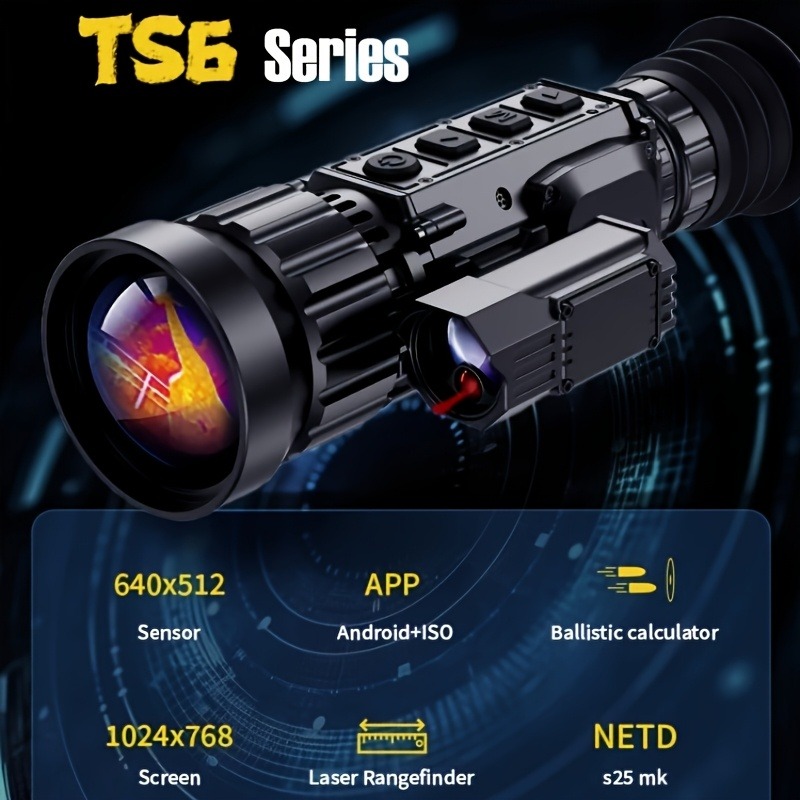 GT MEDIA-650L Wärmebildgerät,1km Reichweite, Nachtsicht-Jagdfernrohr mit 64 GB internem Speicher