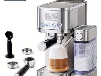 Cafelffe Halbautomatische Espressomaschine MK801 mit automatischem Milchaufschäumsystem