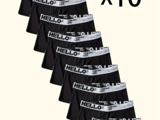10er-Pack atmungsaktive Herren-Boxershorts