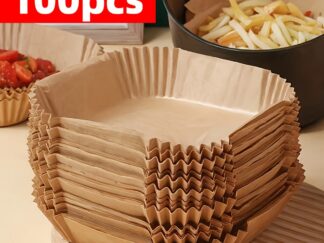 100 antihaftbeschichtete Heißluftfritteusen-Einlagen