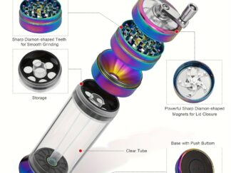 1 Set Handkurbel-Grinder zum Mahlen und Aufbewahren