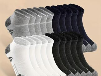 10/20 Paar Herren-Kurzsocken, knöchelhohe Socken für alle Jahreszeiten