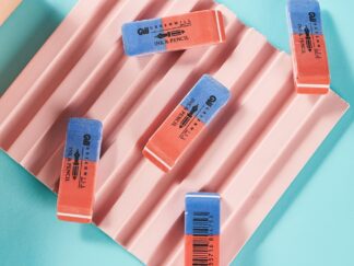 Radiergummis aus TPR-Material, abgewinkelt & doppelseitig