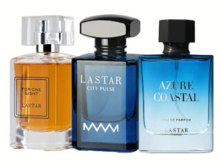 3-teiliges Herrenparfüm-Set, Moschus, Vanille und Patschuli, 155 ml