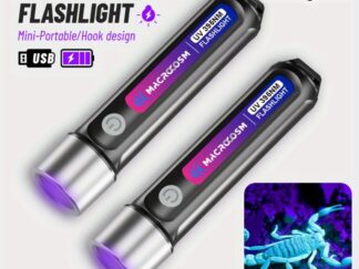2 x 395 nm UV-LED-Taschenlampen mit USB