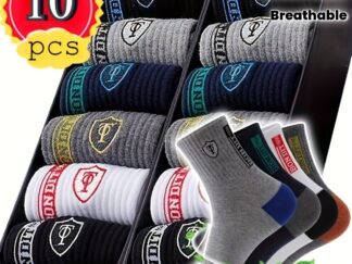 5 Paar Herren-Sportsocken für alle Jahreszeiten, bequem & atmungsaktiv