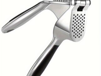Knoblauchpresse aus Edelstahl mit ergonomischem Griff