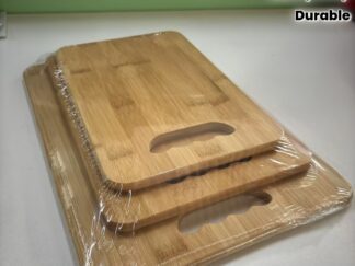 3-teiliges Bambus-Schneidebrett-Set