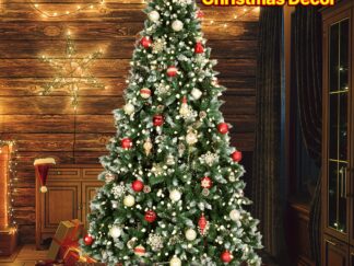 Künstlicher Weihnachtsbaum Tannenzapfen und Schneeflocken, 150–270 cm