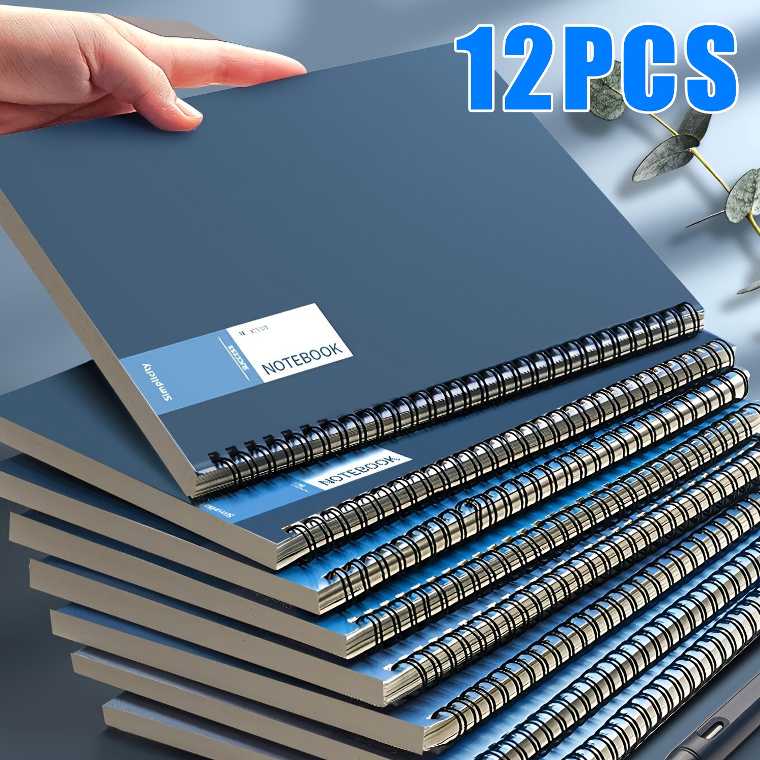 A5-Notizbuch mit Spiralbindung, Robuster Softcover-Einband & Doppeldrahtbindung