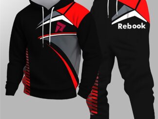 Rebook Herren-Sweatshirt-Set mit Kapuze