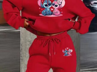 Kuscheliges Fleece-Set für Damen, Hoodie und Jogginghose