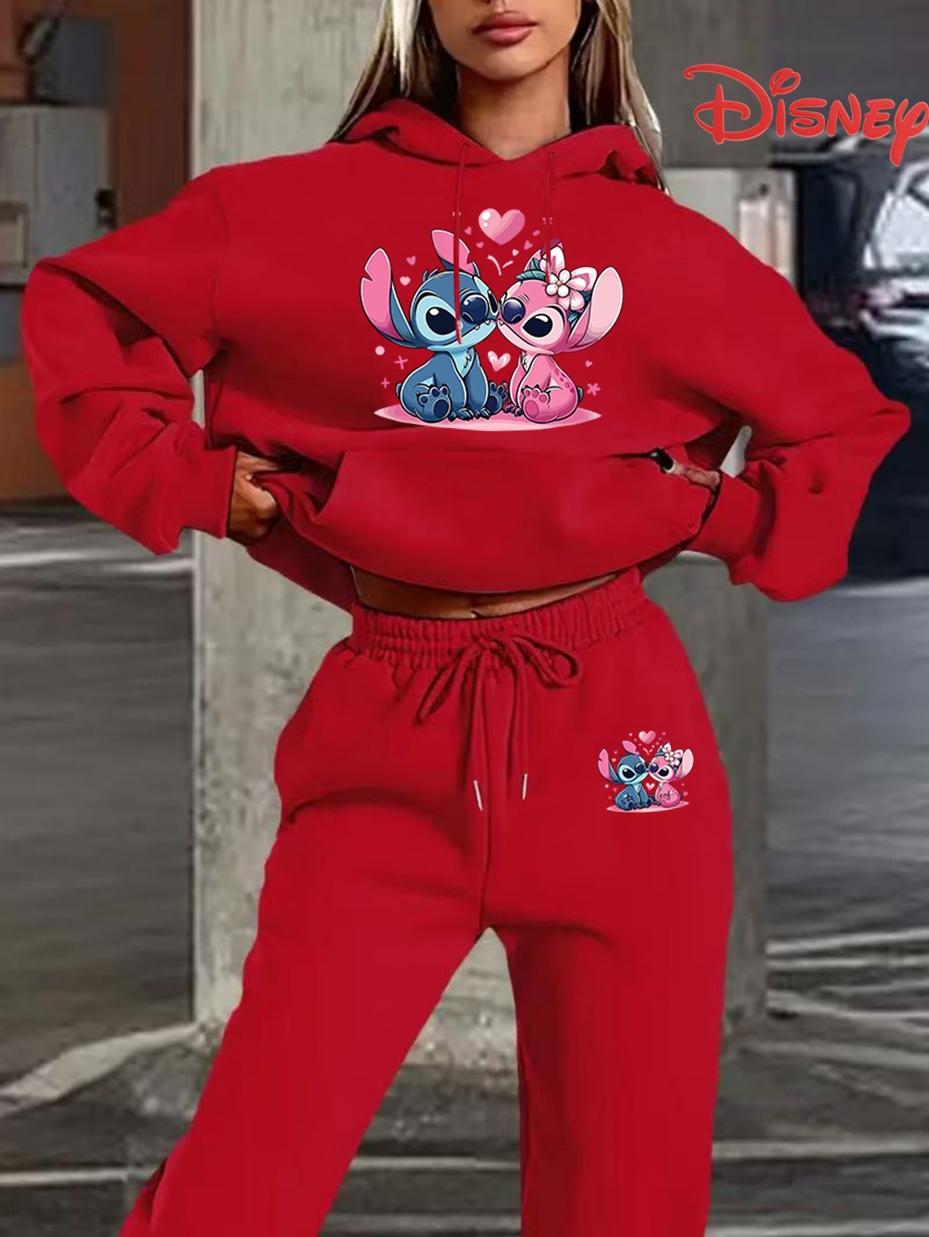 Kuscheliges Fleece-Set für Damen, Hoodie und Jogginghose